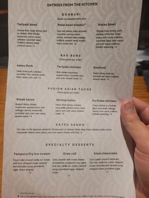Menu photo 6 sushimotion tampa, FL