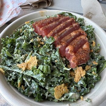 Graze 1910 - Kale Caesar with blackened ahi tuna - Breakfast & Brunch Near Me - Tampa, Florida