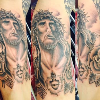 Tatty McTats - Happy with black & gray tattoo. See artist Jose. He has a light hand and does nice work! - Tattoo Near Me - El Cajon, California Tatty McTats - Happy with black & gray tattoo. See artist Jose. He has a light hand and does nice work! - Tattoo Near Me - El Cajon, California