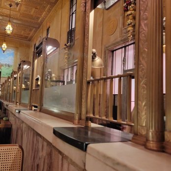 Tellers - OKC - Original teller windows next to our table - Italian Near Me - Oklahoma City, Oklahoma Tellers - OKC - Original teller windows next to our table - Italian Near Me - Oklahoma City, Oklahoma