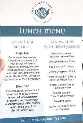 Menu photo 7 Secret Garden Tea Vancouver, BC Menu photo 7 Secret Garden Tea Vancouver, BC