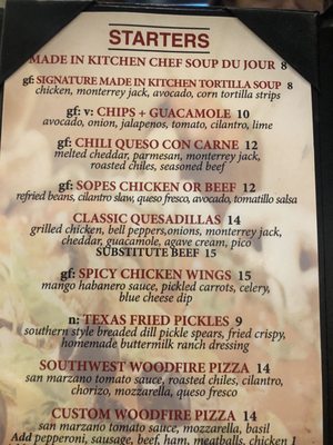 Menu photo 4 H Bar Dallas, TX Menu photo 4 H Bar Dallas, TX