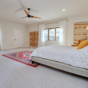 Carlson Projects - Forest House | Remodel + Addition | Primary Bedroom - Roofing Near Me - Lincoln, Nebraska Carlson Projects - Forest House | Remodel + Addition | Primary Bedroom - Roofing Near Me - Lincoln, Nebraska