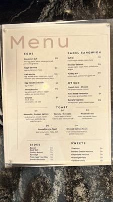 Menu photo 3 Prep Coffee Matawan, NJ