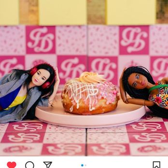 Friendly Donuts - Barbie donut. Lol - Donuts Near Me - Orange, California Friendly Donuts - Barbie donut. Lol - Donuts Near Me - Orange, California