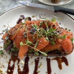 Avocado Toast with smoked salmon