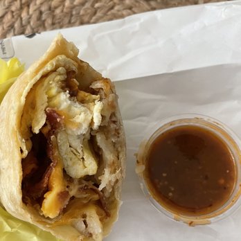Palace Burgers - Bacon & Eggs Burrito - Burgers Near Me - Alhambra, California Palace Burgers - Bacon & Eggs Burrito - Burgers Near Me - Alhambra, California