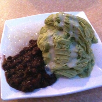 Nu Cafe - Green tea with condensed milk, red beans, and lychee jelly (a little bit melted tho). - Ice Cream & Frozen Yogurt Near Me - Houston, Texas Nu Cafe - Green tea with condensed milk, red beans, and lychee jelly (a little bit melted tho). - Ice Cream & Frozen Yogurt Near Me - Houston, Texas