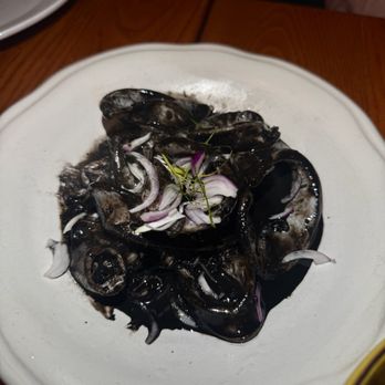 Fish Cheeks - Squid ink calamari - Thai Near Me - Brooklyn, New York Fish Cheeks - Squid ink calamari - Thai Near Me - Brooklyn, New York