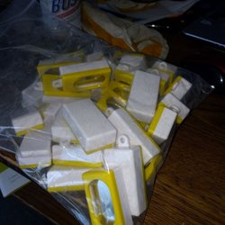 Bangarang BowWows - A bag of clickers. I use these to mark specific behavior. These provide a bridge between behavior and reward, for a quicker understanding.