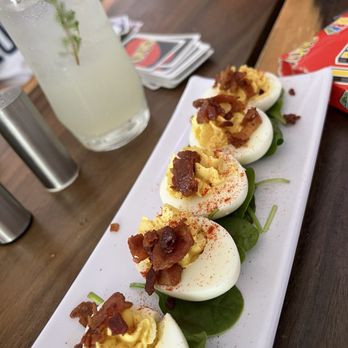 Lluvia Deli Bar - Bacon Deviled Eggs - Coffee & Tea Near Me - Rio Grande, Puerto Rico Lluvia Deli Bar - Bacon Deviled Eggs - Coffee & Tea Near Me - Rio Grande, Puerto Rico