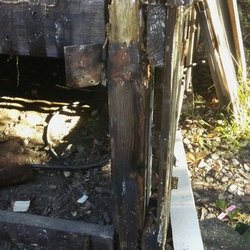 Leal Construction Redwood City - Rotted post