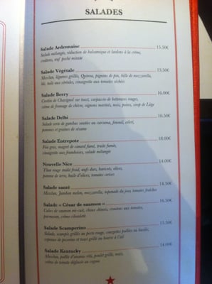 Menu photo 3 L'Entrepôt Verviers, WLG Menu photo 3 L'Entrepôt Verviers, WLG