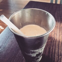Handmade Burger Co. - Butterscotch milkshake bringing all the customers to the restaurant