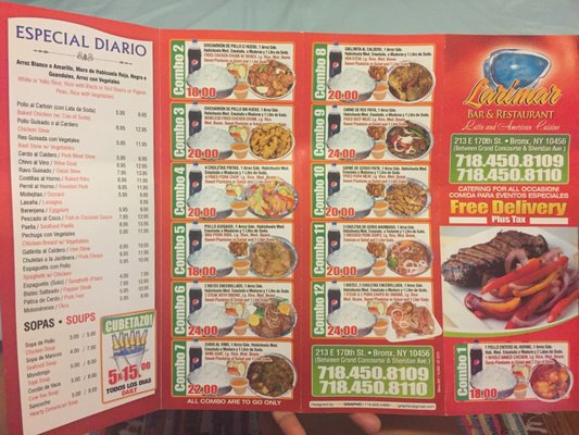 Menu photo 4 Larimar Bar & Restaurant Bronx, NY