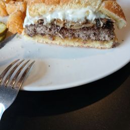 Mushroom Swiss Burger