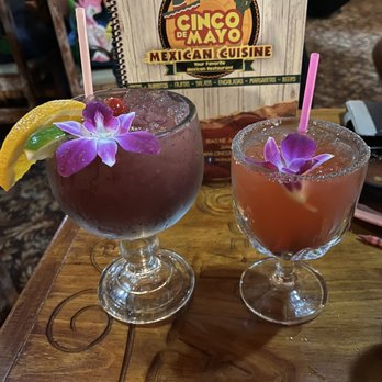 Cinco De May Mexican Cuisine - Non alcoholic raspberry margarita and Sangria. - Mexican Near Me - Jensen Beach, Florida Cinco De May Mexican Cuisine - Non alcoholic raspberry margarita and Sangria. - Mexican Near Me - Jensen Beach, Florida