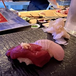 Tuna & yellowtail sushi