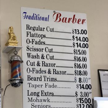 Traditional Barbers - Price list - Barbers Near Me - Anaheim, California Traditional Barbers - Price list - Barbers Near Me - Anaheim, California