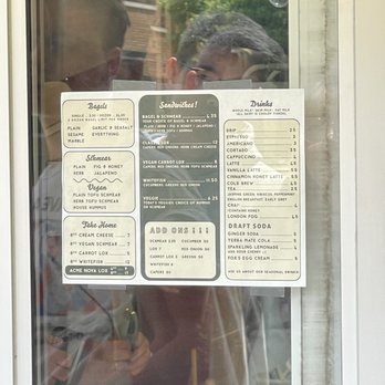 Pigeon Bagels - Menu #outside posted to window - Bagels Near Me - Pittsburgh, Pennsylvania Pigeon Bagels - Menu #outside posted to window - Bagels Near Me - Pittsburgh, Pennsylvania