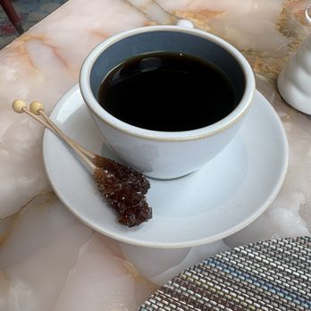 Lago - Coffee with brown sugar stirrers - Italian Near Me - Las Vegas, Nevada