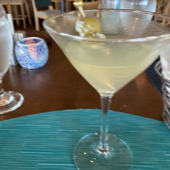 Oscar's Oceanside - Dirty Martini with Blue Cheese stuffed olives. - Seafood Near Me - Virginia Beach, Virginia Oscar's Oceanside - Dirty Martini with Blue Cheese stuffed olives. - Seafood Near Me - Virginia Beach, Virginia