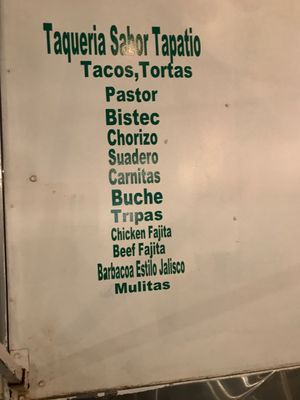 Menu photo 7 Sabor Tapatio Austin, TX