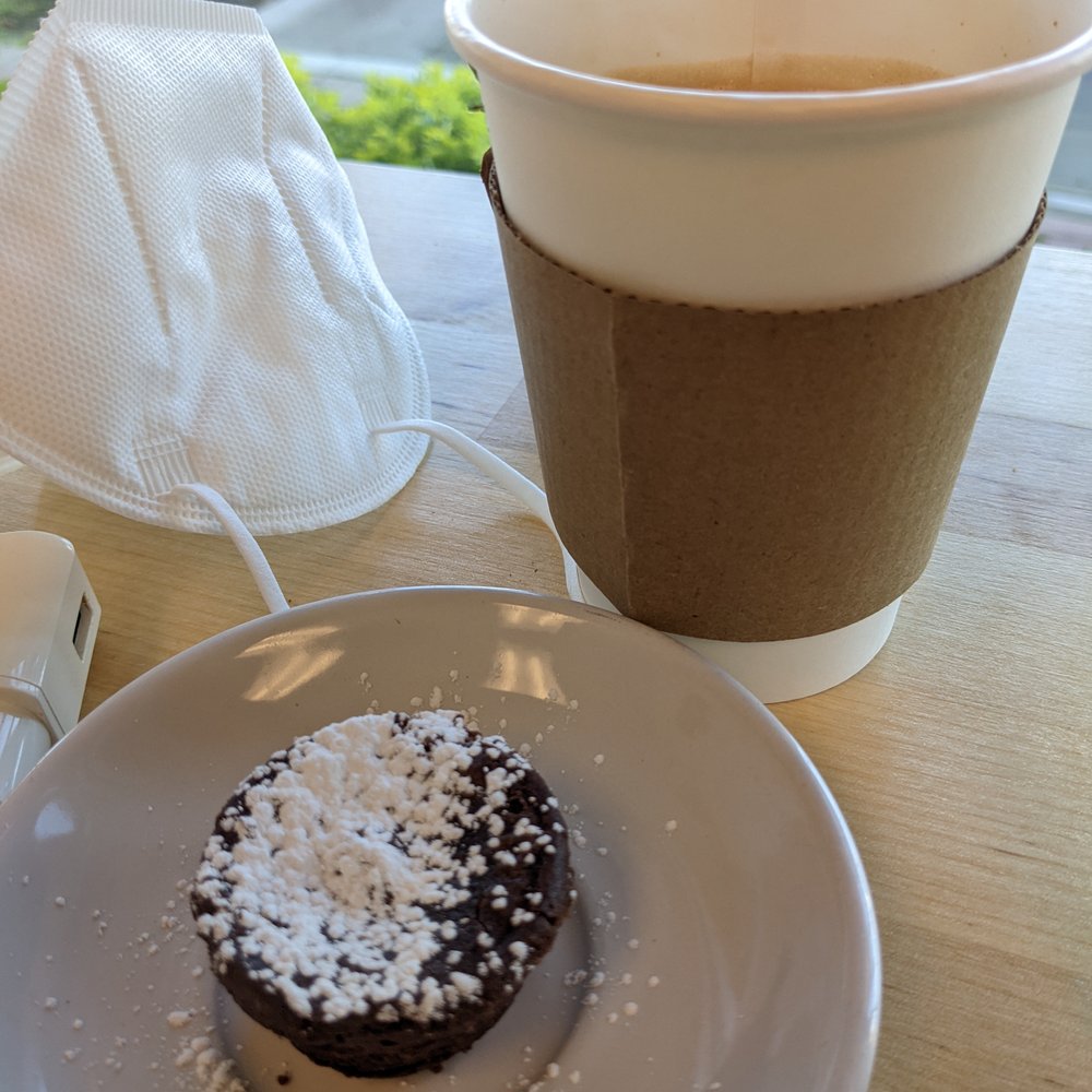 Cafe Flore - Cortado with a complimentary baked good at Cafe Flore - Breakfast & Brunch Near Me - Fort Myers, Florida Cafe Flore - Cortado with a complimentary baked good at Cafe Flore - Breakfast & Brunch Near Me - Fort Myers, Florida