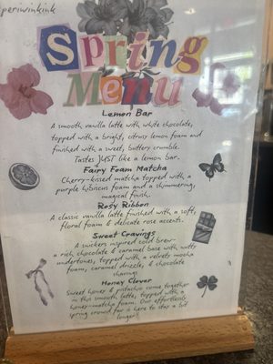 Menu photo 1 Periwink Wilmington, NC