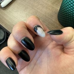 Royal Nails & Day Spa - Got it done Friday and failed Tuesday. Left nail polish on nails. Just don't go there.