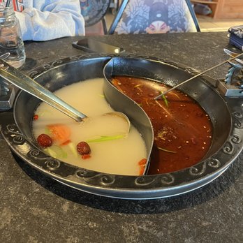 So Hot Hotpot - The broth. Original and spicy - Hot Pot Near Me - Cary, North Carolina So Hot Hotpot - The broth. Original and spicy - Hot Pot Near Me - Cary, North Carolina