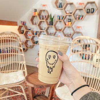 Bespoke - vanilla iced latte with oat milk - SO good! - Coffee & Tea Near Me - Wilmington, North Carolina Bespoke - vanilla iced latte with oat milk - SO good! - Coffee & Tea Near Me - Wilmington, North Carolina
