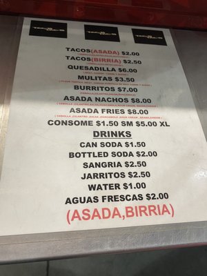 Menu photo 6 Taco Taco Avondale, AZ