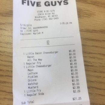 Five Guys - Burgers Near Me - Woodhaven, Michigan Five Guys - Burgers Near Me - Woodhaven, Michigan