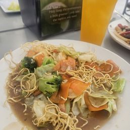 Crunchy shrimp noodle Crunchy shrimp noodle