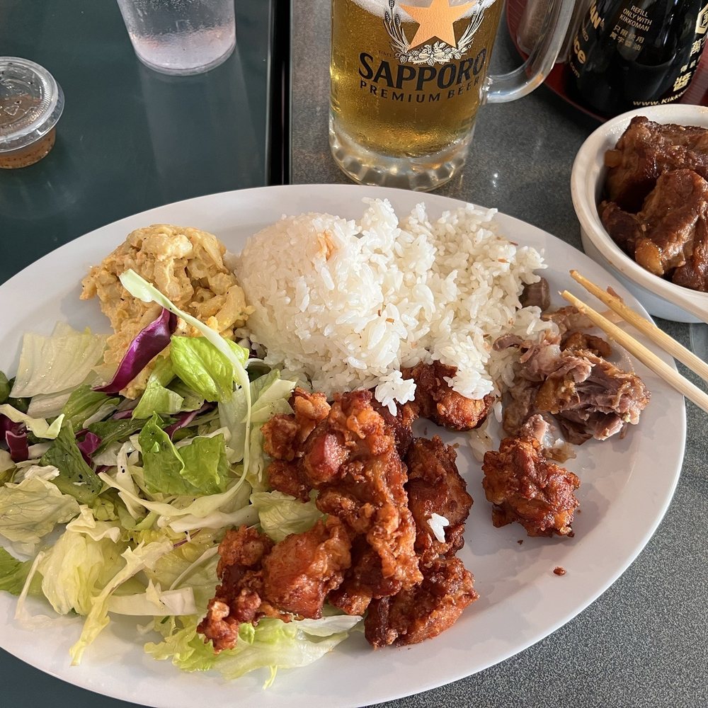 Ladybug Café - Combo plate LB fried chicken, spareribs - Japanese Near Me - Gardena, California Ladybug Café - Combo plate LB fried chicken, spareribs - Japanese Near Me - Gardena, California
