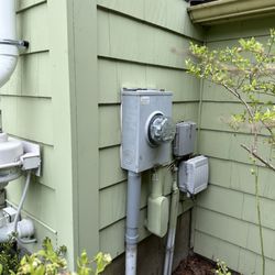Corey Stevens Electric - Meter fix and new expansion fitting.