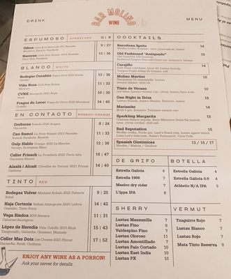 Menu photo 5 Bar Molino Jacksonville, FL Menu photo 5 Bar Molino Jacksonville, FL