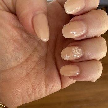 Amazing Nails Centreville - Fill, gel pedi natural color with cute snowflakes on one nail for the holidays! - Nail Salons Near Me - Centreville, Virginia Amazing Nails Centreville - Fill, gel pedi natural color with cute snowflakes on one nail for the holidays! - Nail Salons Near Me - Centreville, Virginia
