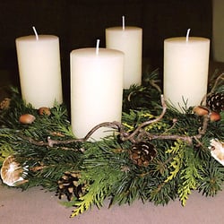 Heufiguren-Trockenfloristik Tatjana Dürsel - Adventskranz