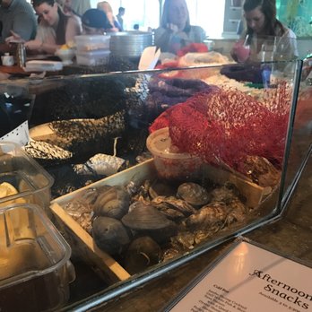 Perla's - Fresh oyster shucking right at the bar! - Seafood Near Me - Austin, Texas