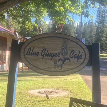 Blue Ginger Cafe - You might get some attention from the cute birds when you eat outside - Bakeries Near Me - Lanai City, Hawaii Blue Ginger Cafe - You might get some attention from the cute birds when you eat outside - Bakeries Near Me - Lanai City, Hawaii