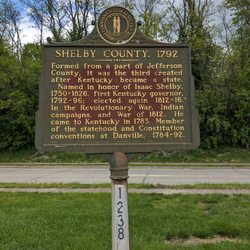 Shelby County Historical Marker - Shelby County Historical Marker, Shelbyville