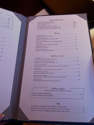 Menu photo 7 Sky Room Long Beach, CA Menu photo 7 Sky Room Long Beach, CA