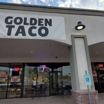 Golden Taco - the front entrance of a restaurant - Mexican Near Me - Mesa, Arizona