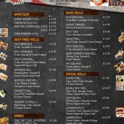 Yumyum Hibachi Trailer - Menu