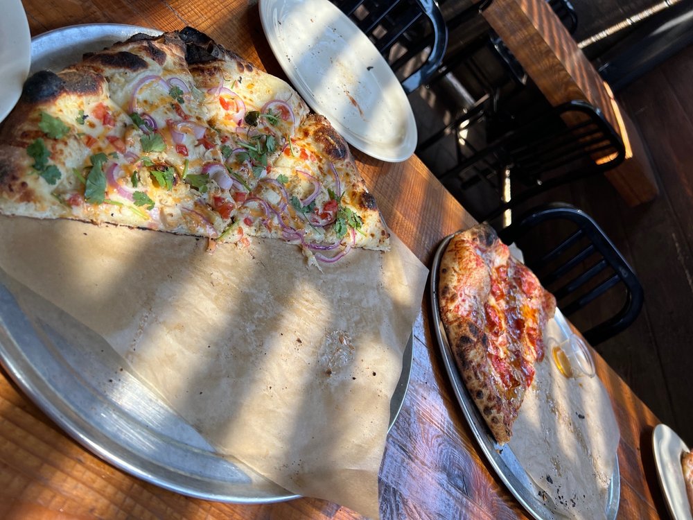 Food from Riggatti's Wood Fired Pizza