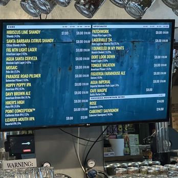 Figueroa Mountain Brewing - Menu - Breweries Near Me - Los Olivos, California Figueroa Mountain Brewing - Menu - Breweries Near Me - Los Olivos, California