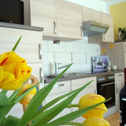 Ferienwohnung Martin - Herzlich Willkommen im Essbereich der Ferienwohnung mit Fußbodenheizung
