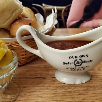 Peter Luger - Sauce so good it deserves its own pic - Steakhouses Near Me - Brooklyn, New York
